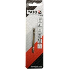 YATO Burghiu dublu pentru metal 4mm, prindere cili..
